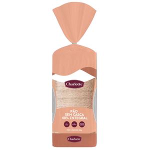Pão Charlotte 60% Integral sem Casca 400g