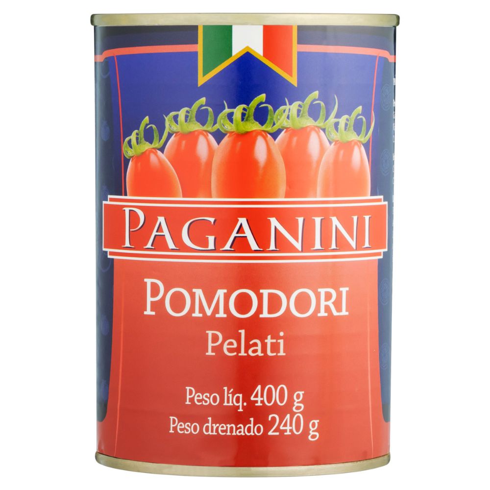 Tomate Pelado Paganini Lata 240g
