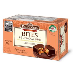 Bites Pé de Moça Dacolônia Chocolate Mini 120g