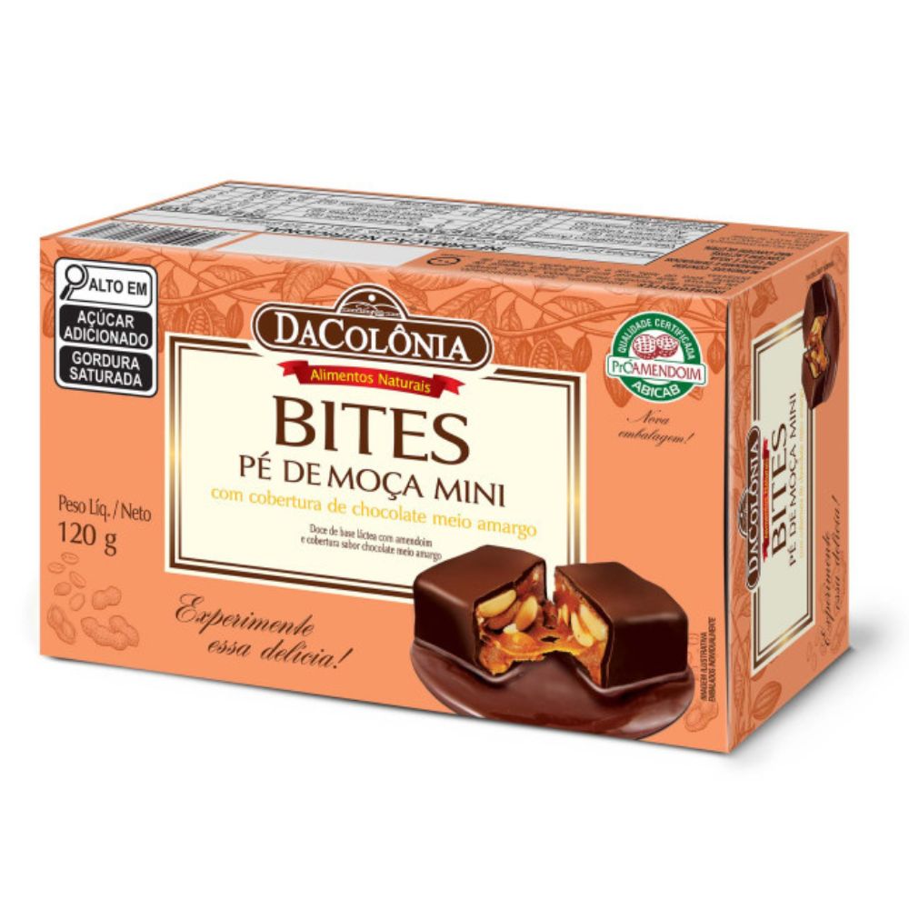Pé de Moça Dacolônia Chocolate Mini 120g