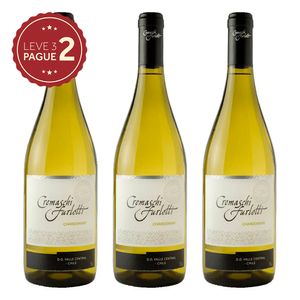 Vinho Chileno Cremaschi Furlotti Chardonnay 750ml Leve 3 Pague 2 KIT PRONTO