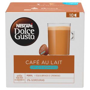 Café Em Cápsula Nescafé Dolcegusto Cafe Au Lait Descafeinado 10 Cápsulas 100g