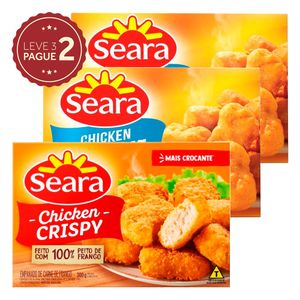 Chicken Crispy Tradicional Seara 300g Leve 3 Pague 2 KIT PRONTO