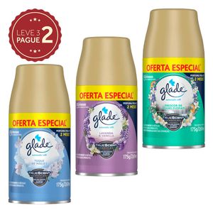 Odorizador de Ambiente Glade 269ml Leve 3 Pague 2 KIT PRONTO