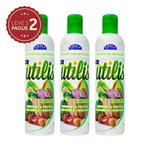 Lava Hortifruti Coala Utillis 300ml Leve 3 Pague 2 KIT PRONTO