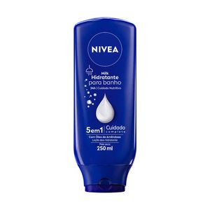 Loção Deo-Hidratante para Banho Nivea Milk Frasco 250ml