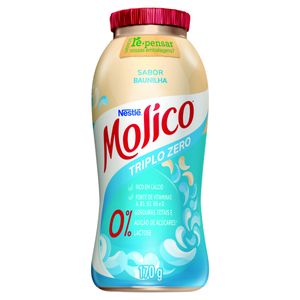 Iogurte Desnatado Baunilha Zero Lactose Molico Frasco 170g