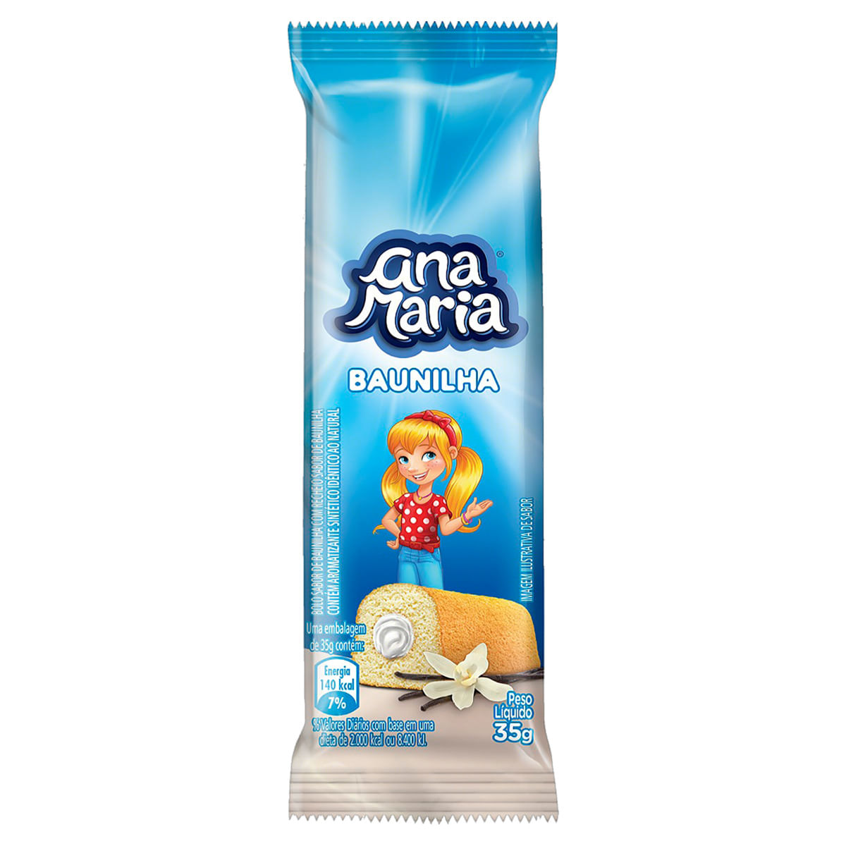 olo Baunilha Recheio Baunilha Ana Maria Pacote 35g
