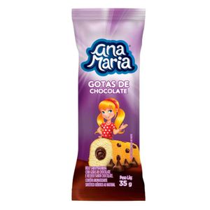 Bolo Ana Maria Com Gotas de Chocolate Pacote 35g