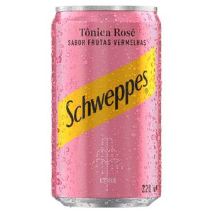 Água Tônica Rosé Frutas Vermelhas Schweppes Lata 220ml