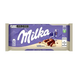 Chocolate ao Leite e Chocolate Branco Milka Bubbly 95g