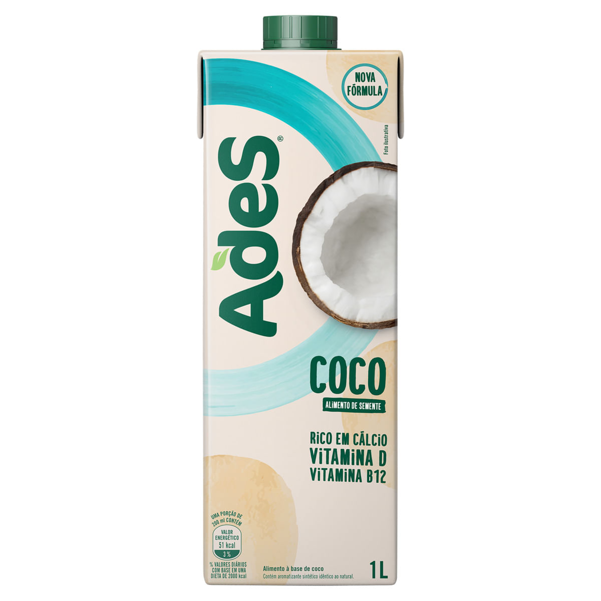Bebida à Base de Coco Ades Caixa 1 litro