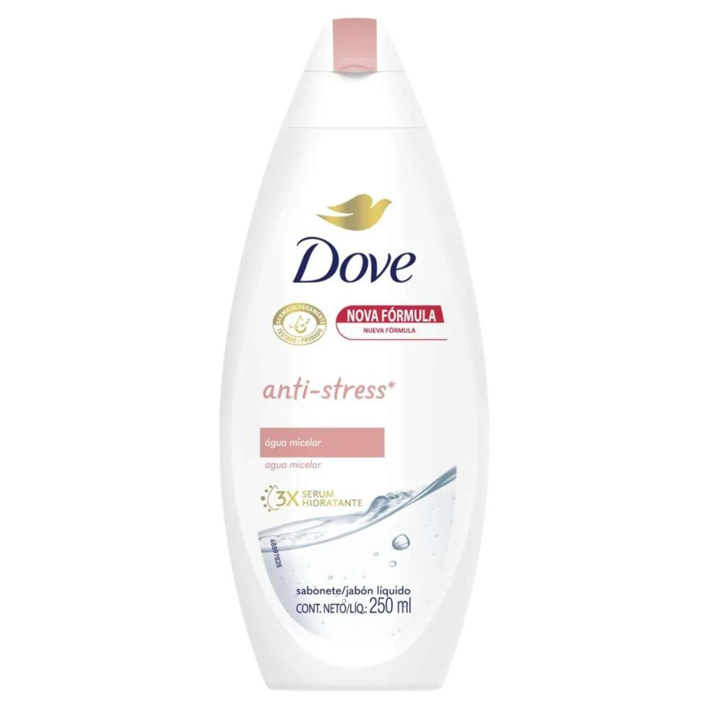 Sabonete Líquido Dove Água Micelar Anti-Stress Frasco 250ml