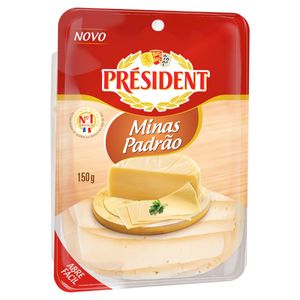 Queijo Minas Padrão Fatiado Président 150g