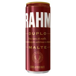 Cerveja Brahma Duplo Malte Puro Malte 350ml Lata