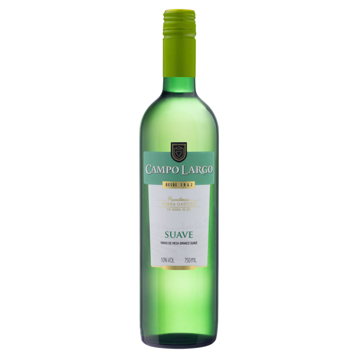 Vinho Brasileiro Branco Suave Campo Largo Serra Gaúcha Garrafa 750ml