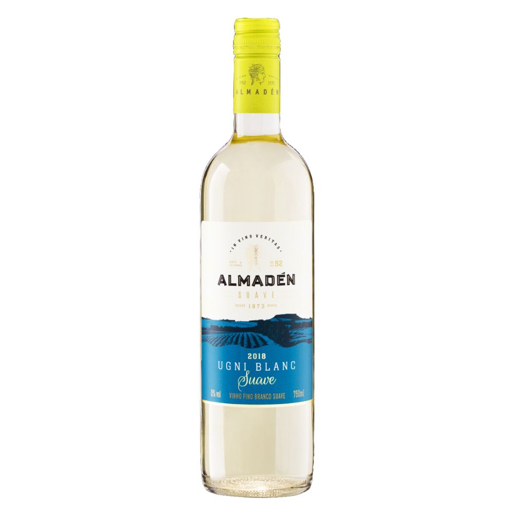 Vinho Brasileiro Branco Suave Almaden Ugni Blanc Garrafa 750ml