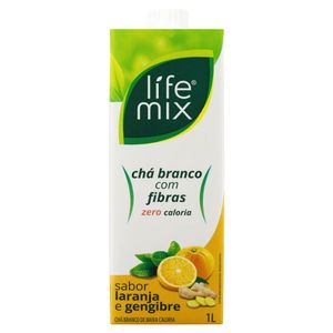 Chá Branco Laranja e Gengibre Life Mix Caixa 1L