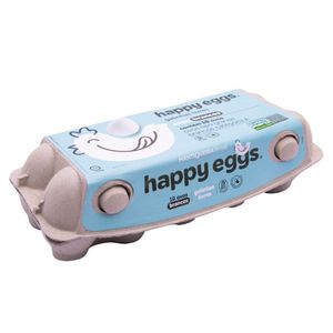 Ovos Tipo Grande Brancos Mantiqueira Happy Eggs 10 Unidades