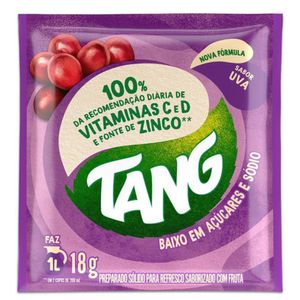 Refresco em Pó Uva Tang Pacote 18g