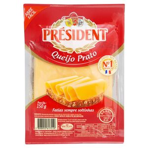 Queijo Prato Fatiado Président 150g