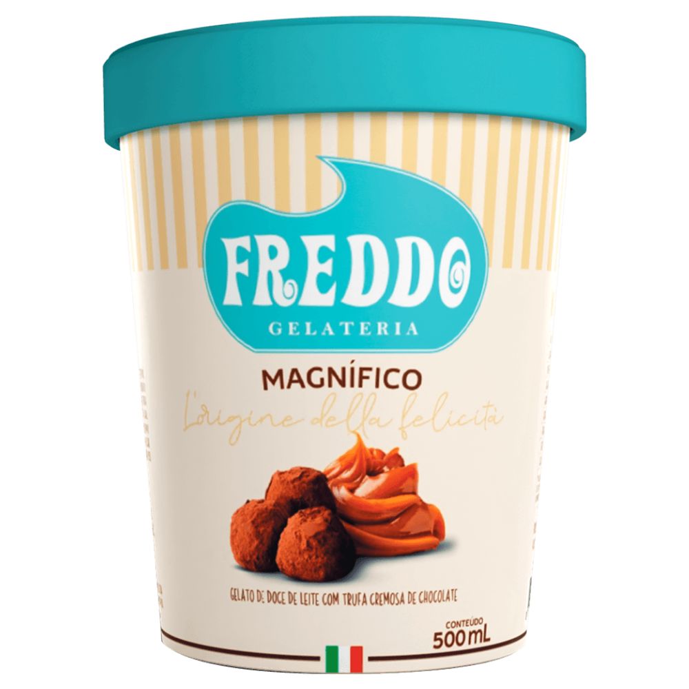 Sorvete Freddo Magnífico com Doce de Leite 500ml