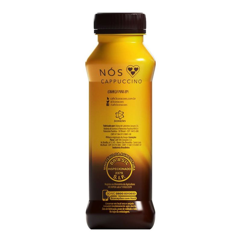 bebida-lactea-uht-cappuccino-classic-3-coracoes-frasco-260ml