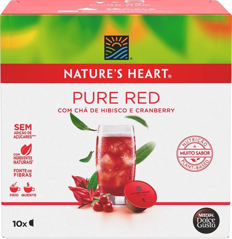 Chá em Cápsula Natures Heart Tea Pure Red 10 Cápsulas 60g
