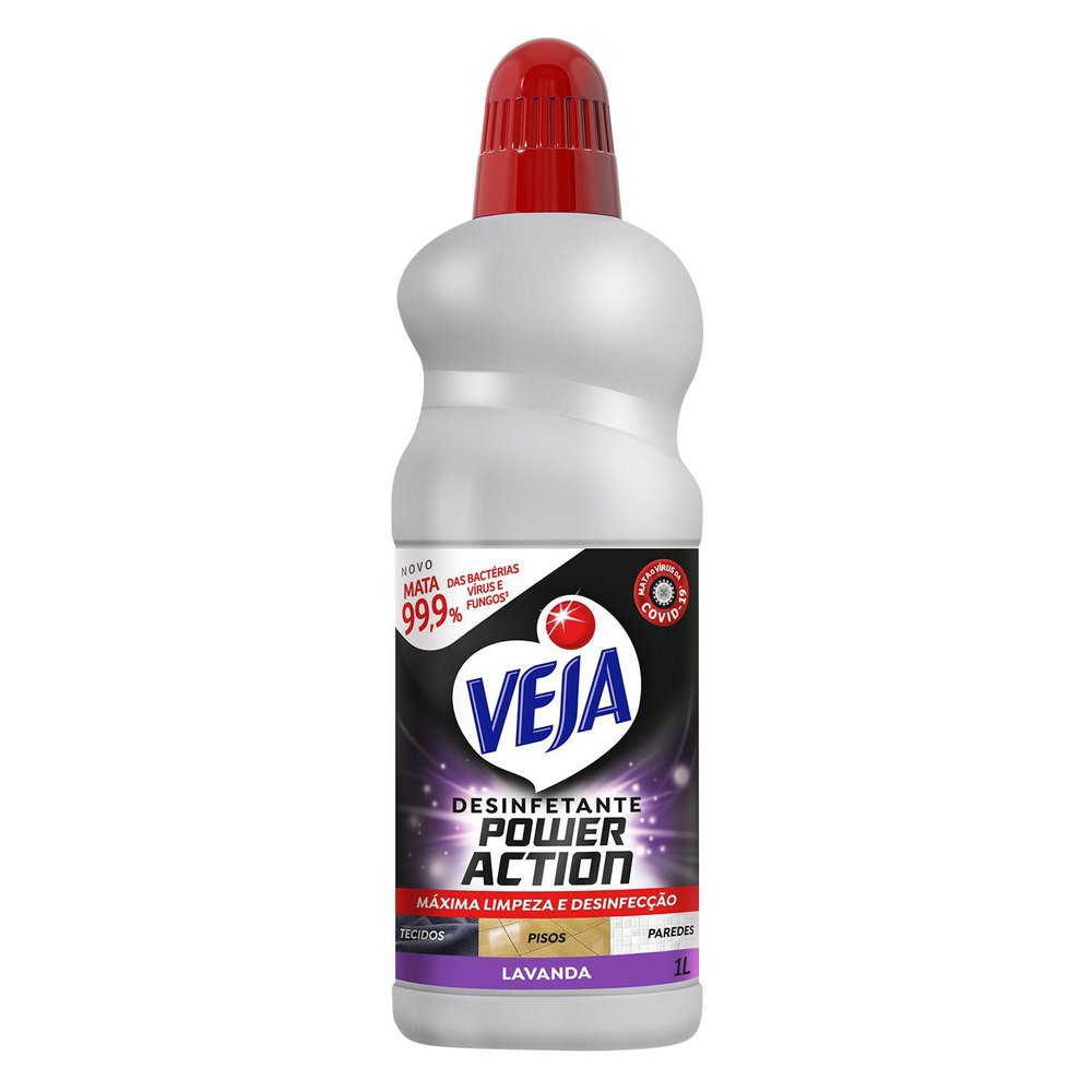 Desinfetante Lavanda Veja Power Action Frasco 1L