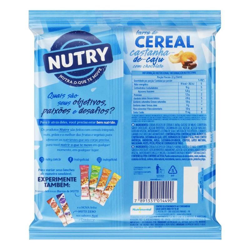 barra-de-cereal-castanha-de-caju-cobertura-chocolate-nutry-pacote-66g-3-unidades