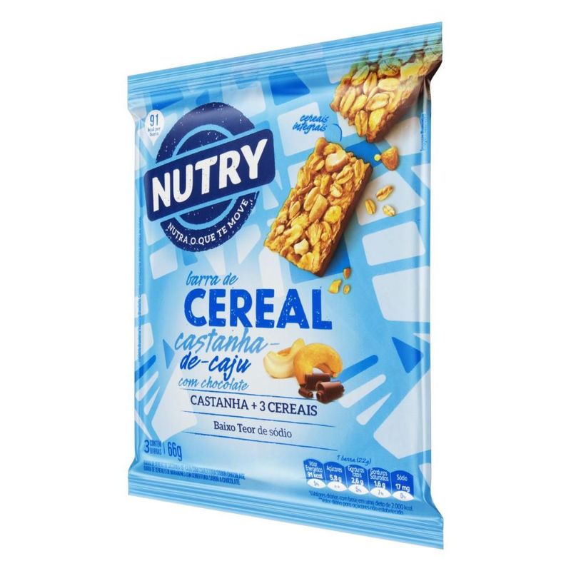 barra-de-cereal-castanha-de-caju-cobertura-chocolate-nutry-pacote-66g-3-unidades