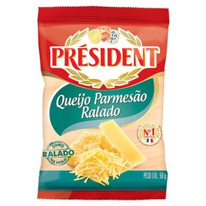 Queijo Parmesão Ralado Président Pacote 50g