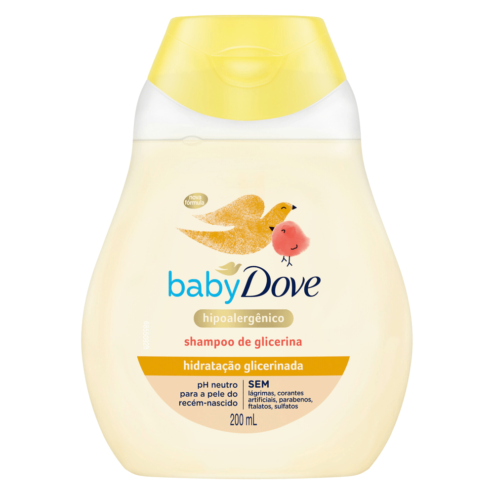 Shampoo Hidratação Glicerinada Dove Baby Frasco 200ml