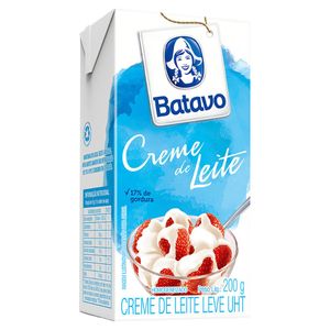 Creme de Leite UHT Leve Homogeneizado Batavo Caixa 200g