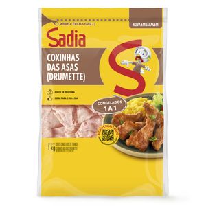 Coxinha da Asa de Frango Congelada Sadia Pouch 1kg