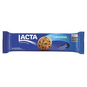 Biscoito Cookie Lacta ao Leite 80g