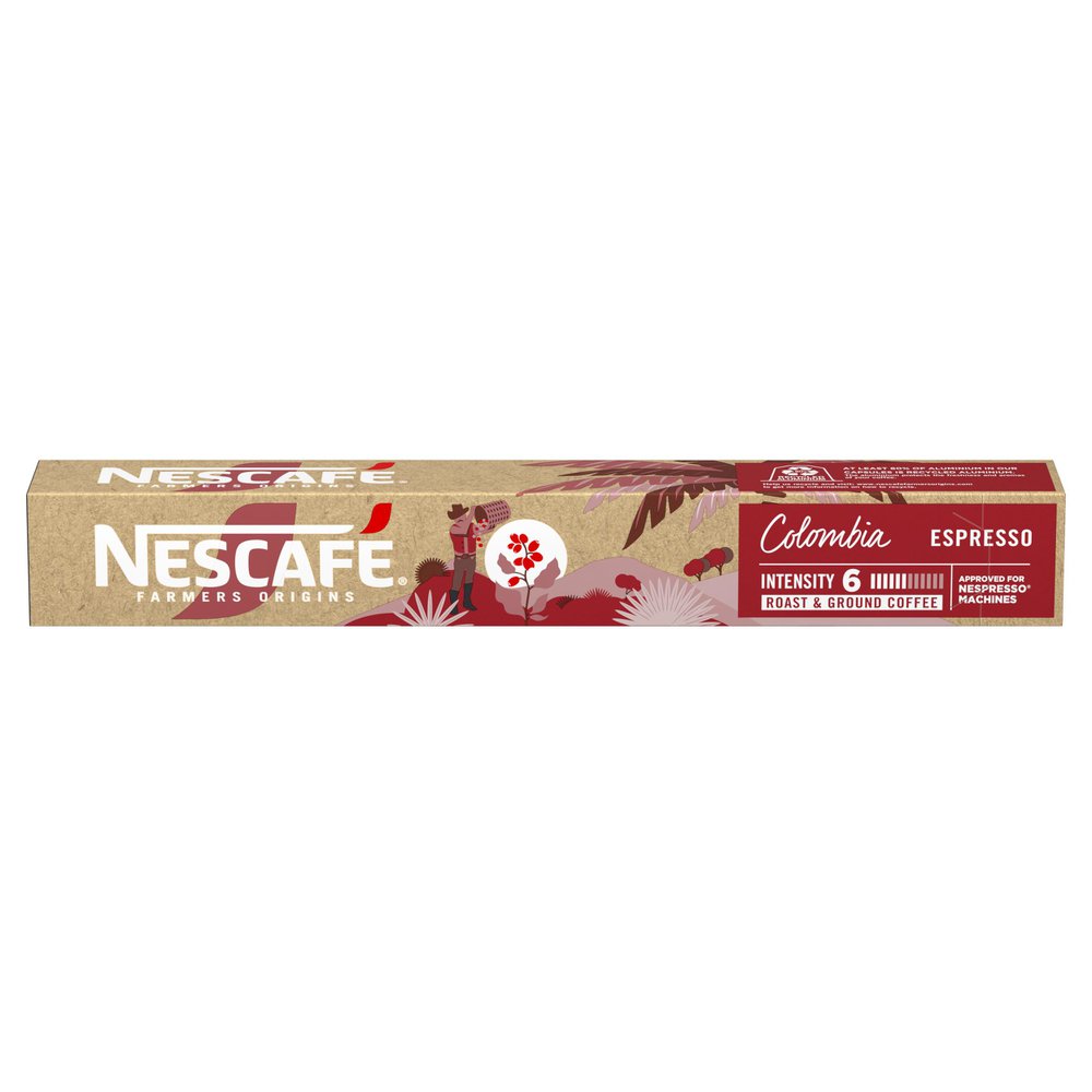 Café em Cápsula Nescafé Farmers Origins Colombia 10 Cápsulas 44g