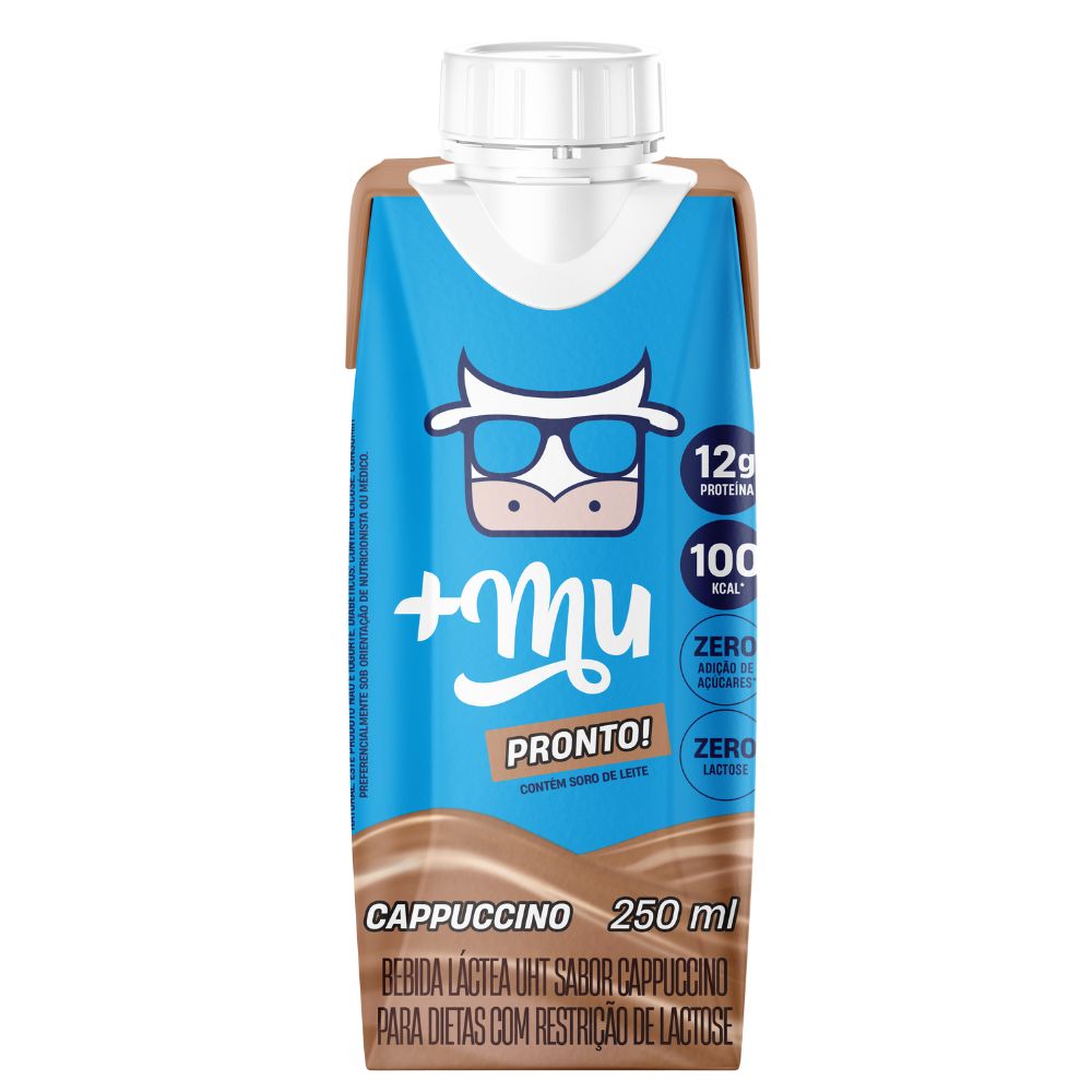 Bebida Láctea UHT Cappuccino Zero Lactose +Mu 250ml