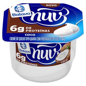 Creme Quark Coco Batavo Nuv Pote 100g