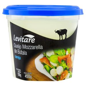 Queijo Mussarela de Búfala Cereja Levitare Pote 150g