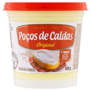 Requeijão Cremoso Poços de Caldas Pote 400g