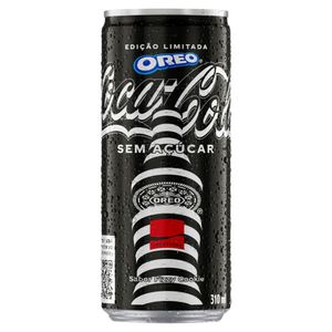 Refrigerante Fizzy Cookie sem Açúcar Oreo Coca-Cola Creations Lata 310ml