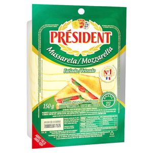 Queijo Mussarela Fatiado Président 150g