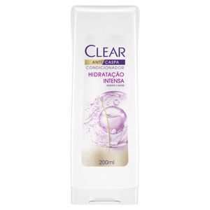 Condicionador Anticaspa Clear Hidratação Intensa Frasco 200ml