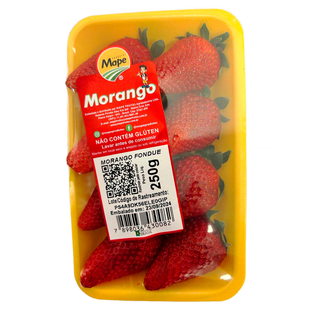 Morango Mape Bandeja 250g