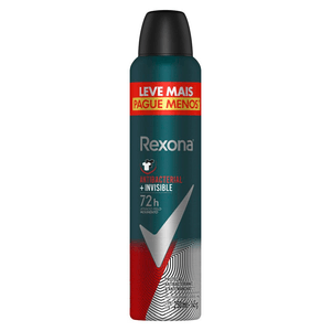 Antitranspirante Aerosol Rexona Men Antibacterial+Invisible 250 ml