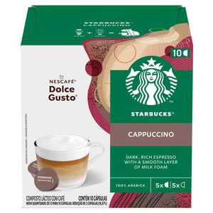 Starbucks Cappuccino By Nescafé Dolce Gusto 10 Cápsulas