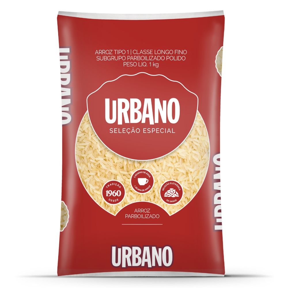 Arroz Urbano Parboilizado 1kg