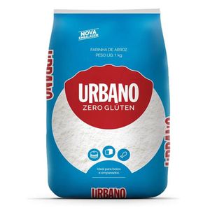 Farinha de Arroz Zero Glúten Urbano 1kg