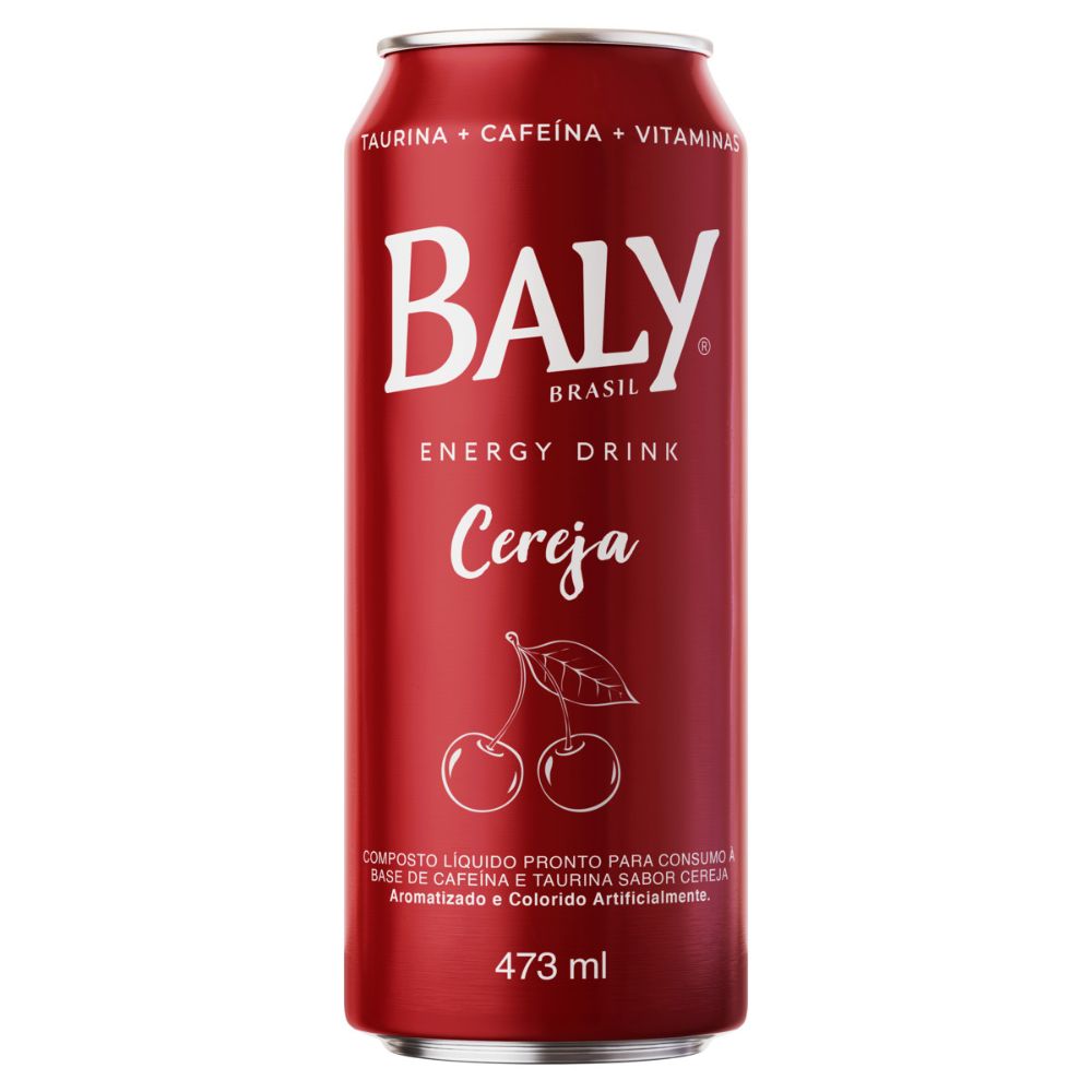 Energético Baly Cereja Lata 473ml